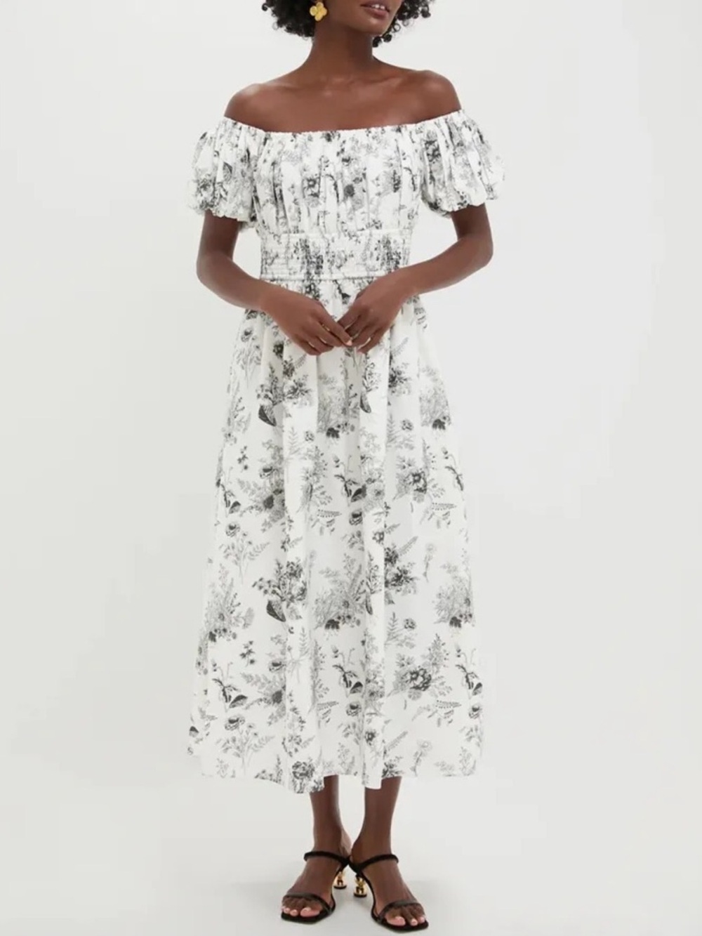 Tuckernuck hyacinth house NWT M floral boho feminine maxi dress cottage core